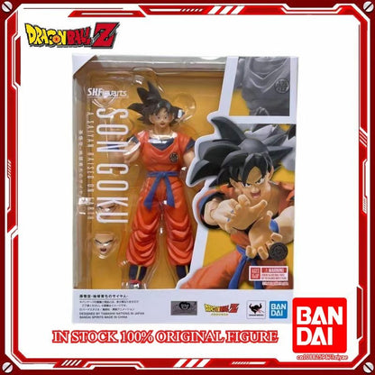 Original Bandai Dragon Ball Z S.H.Figuarts Super Saiyan God Blue Son Gokou SHF Son Goku Blue  Action Figure Model Toys