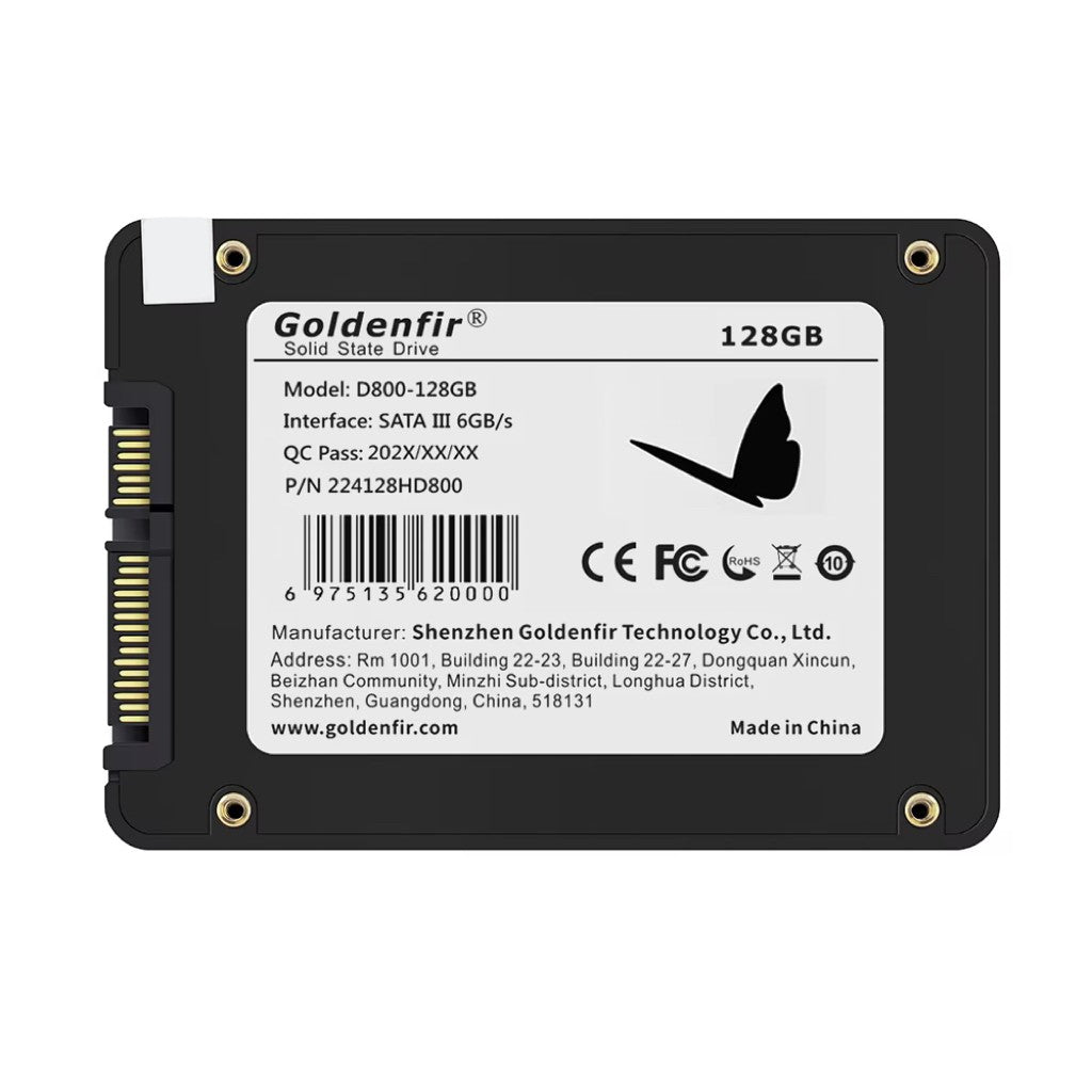 SSD Goldenfir 120 GB 128 GB 256 GB 360 GB 480 GB 512 GB 1 TB Classic de 2,5 polegadas, compatível com laptops e desktops