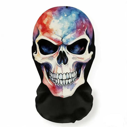1-Piece 3D Horror Skull Breathable Sun-Proof Headgear Mask, Washable, Prank & Gag Mask