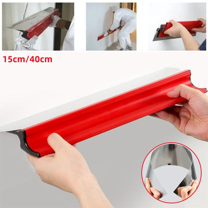 1 Espátula de Alisar Aço Inoxidável Cabo ABS Grande Área Casa Parede Chão Pintura Reboco Ferramentas Manuais de Construção 25cm/45cm