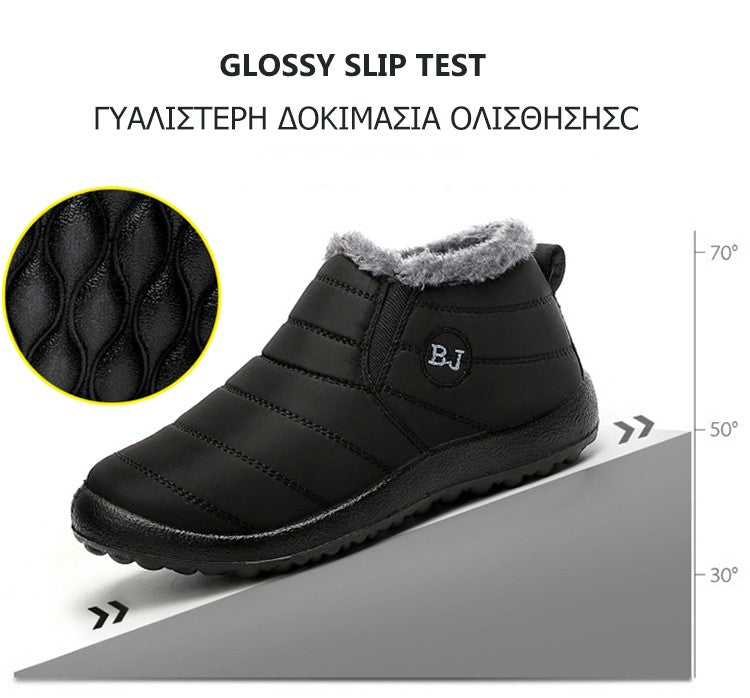 Botas Masculinas de Neve para Área Externa, Sapatos Masculinos com Pelo, Botas de Inverno Masculinas, Botas de Caminhada, Botas de Tornozelo, Sapatos Masculinos Impermeáveis, Botas de Trabalho, Calçados