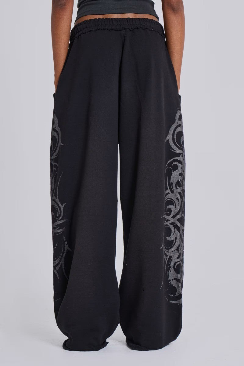 Harajuku Fashion Striped Sweatpants Men Women Baggy Trend Pants Retro Casual Comfortable Durable Training Outdoor Running Pants