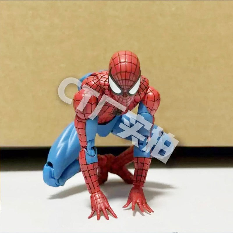Ct Toys Homem-Aranha Mafex 185 Traje Clássico Anime Figure Ver Miles Morales 2099 Homem-Aranha Boneco de Ação Brinquedos Presente Infantil