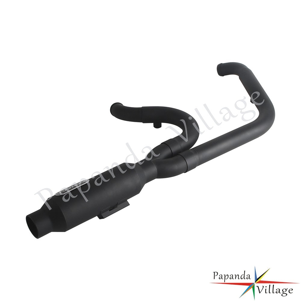 Motorcycle 2-into-1 Exhaust Pipe Muffler For Harley M8 Softail Low Rider S ST Fat Street Bob Standard Slim Deluxe FXLR 2018-2025