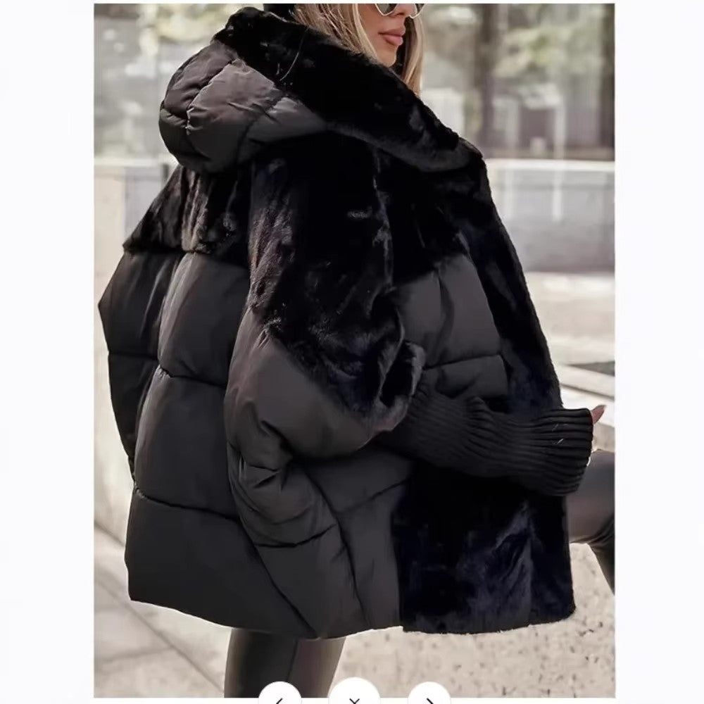 Winter Jacket Women 2024 Loose New Down Jacket Hooded Long Sleeve Winter Clothes