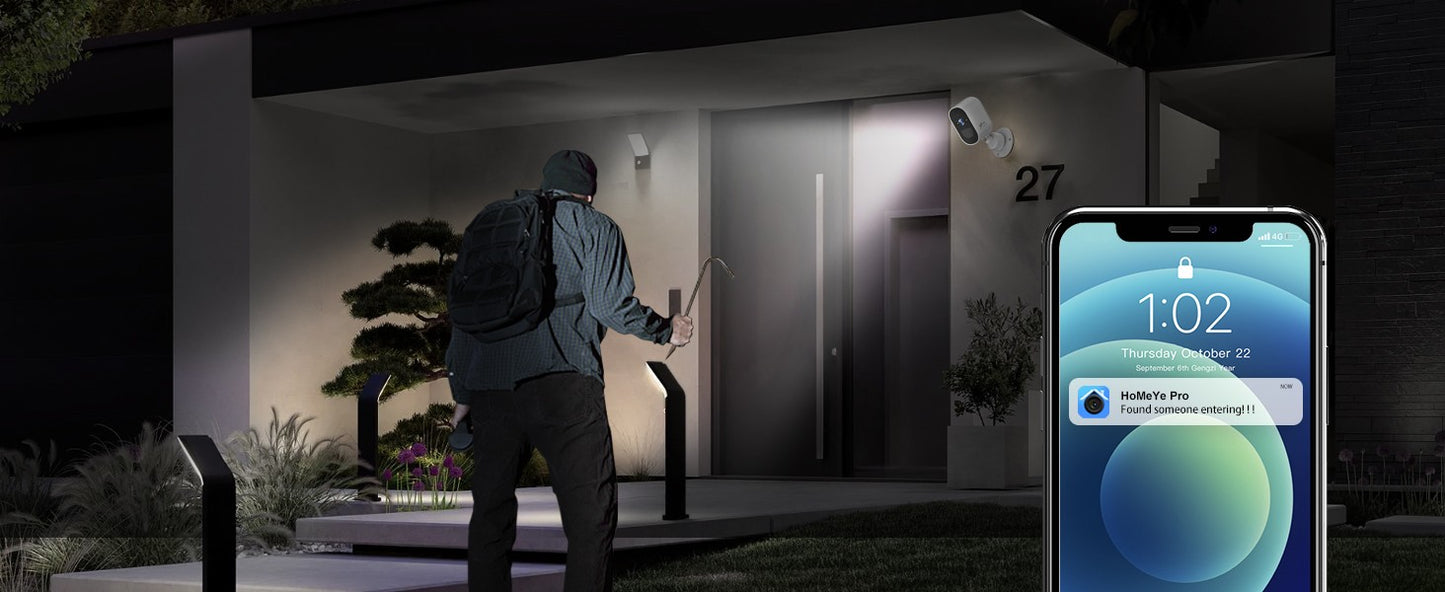 4MP WIFI IP Camera Rechargeable Battery Outdoor Surveillance Camera Color Night Vision Security Camera Home Baby Monitor