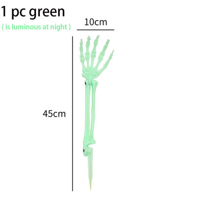 Halloween Decorations Home Decor Skeleton Head Outdoor Realistic Skull Hands Yard Prank Festivals Party Supplies