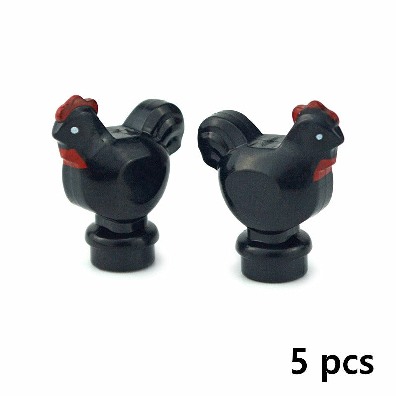 Creative DIY Model cute little Animal MOC Brick Building Blocks Pet Zoo Dog Duck Tortoise Penguin Cat Pig Bird Rabbit Toys