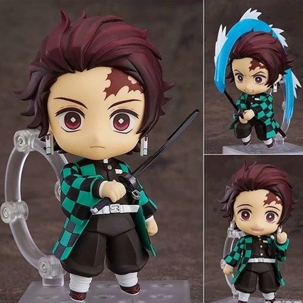 Bonecos de Anime Demon Slayer Inosuke #1361 Tanjirou #1193 Nezuko #1194 Zenitsu #1334 Brinquedos de PVC Figura de Ação Giyuu Kimetsu no Yaiba