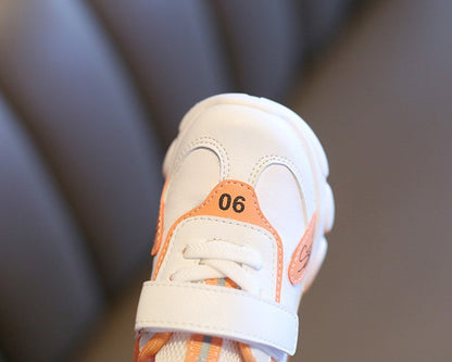 Size 20-31 Children Wear-resistant Casual Sports Shoes Baby Anti-slip Toddler Shoes Girls Boys Kids Soft Bottom Running Sneakers