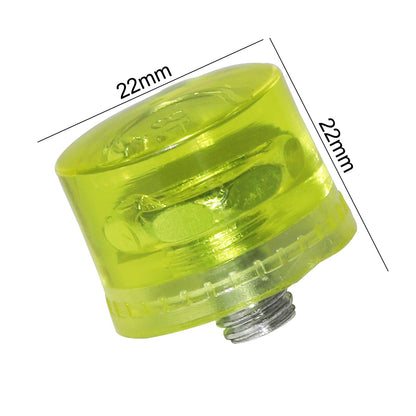 Martelo de nylon com cabeça de borracha dupla face para vidros, contas de janela e ferramentas manuais DIY de 25 mm/30 mm/35 mm/40 mm