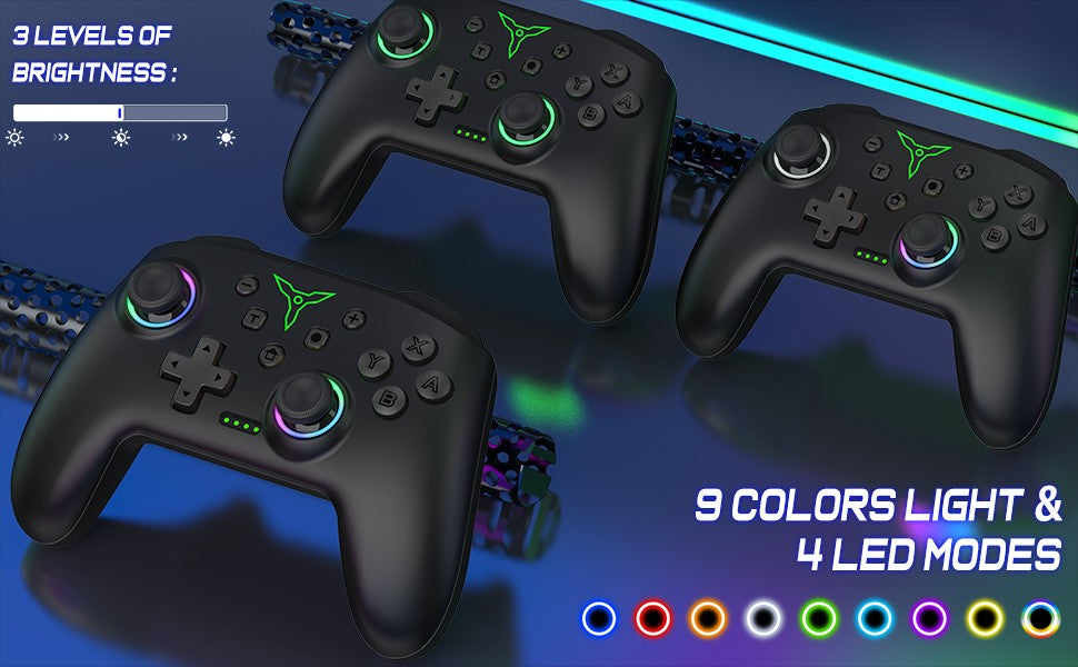 BEBONCOOL Wireless Controller for Switch 2 with Joystick Double Vibration Compatible for Switch OLED/Lite Switch Remote Gamepad