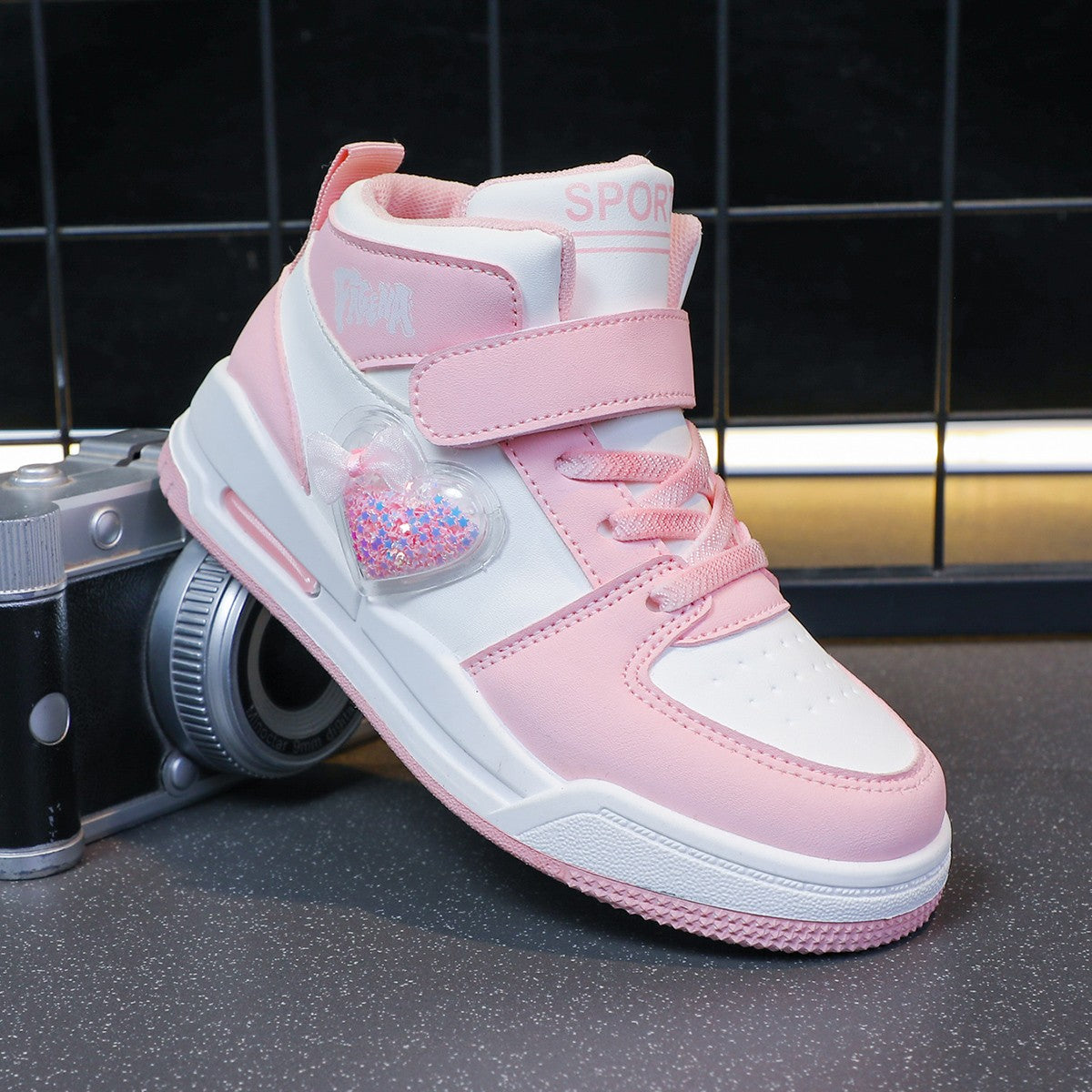 Unisex Kids' Casual Sports Flat Shoes Autumn Winter Fashion Smooth Bottom Boys' And Girls' Footwear for Indoor And Outdoor Use