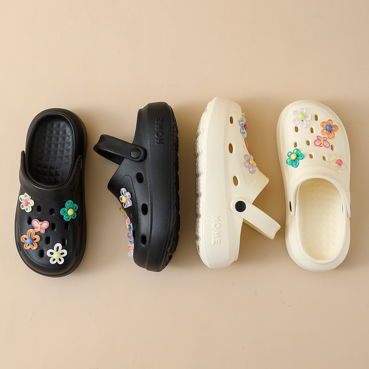 Chunky Platform Clogs Shoes for Women Thick Bottom Non Slip Beach Sandals Woman Summer 2025 Fashion EVA Sandals Slippers