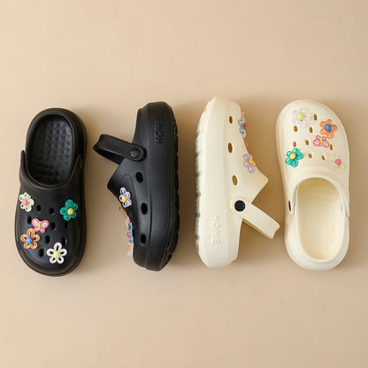 Chunky Platform Clogs Shoes for Women Thick Bottom Non Slip Beach Sandals Woman Summer 2025 Fashion EVA Sandals Slippers