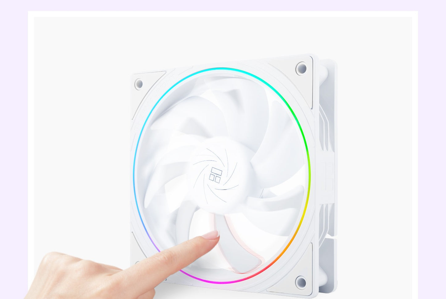 Thermalright TL-S12 120mm HALO Cooling Fan 5V 3PIN ARGB Fan pc gamer 360° exquisite light effect computer Case Fan ventilador