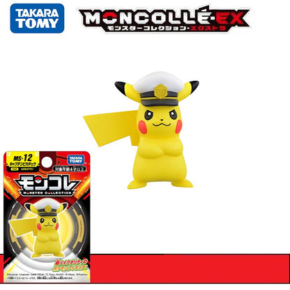 Original TAKARA TOMY Pokemon Figurine Toys Mimikyu Sylveon Lapras Charizard Umbreon Vaporeon Snorlax Model Dolls Birthday Gifts