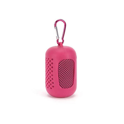 Mini Quick Dry Fitness Cool Towel With Towel Silicone Bag Microfiber Sports Quick Dry Cool Towel Portable Quick Drying Towel