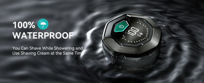 KENSEN Electric Head Shavers for Bald Men 6D Magnetic Razor Hair Trimmer USB Rechargeable LED Display Waterproof Beard Shavers