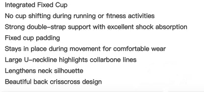 Women's Long-Sleeve Yoga Wear with Built-In Bra, Fitness Pilates Sports Top, Training Outfit for Outdoor Wear