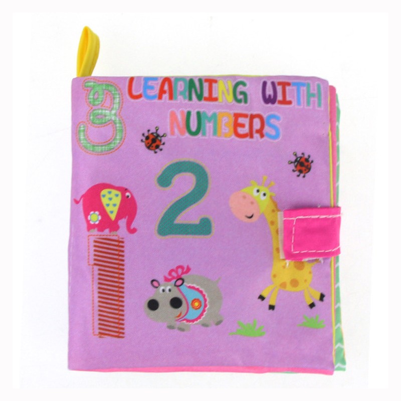 Livro de Pano Macio para Bebês 0-36M Brinquedo de Aprendizagem Precoce Interativo para Pais e Filhos Brinquedo Educativo Montessori de Marionete Presente para Meninos e Meninas
