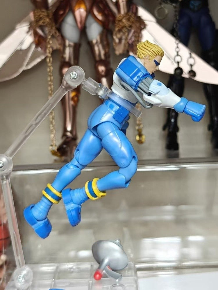 Capcom Captain Commando Criativo Anime 3.75 polegadas Bonecos de Ação Modelo Colecionável Brinquedos Decoração de Quarto Presente Surpresa Infantil