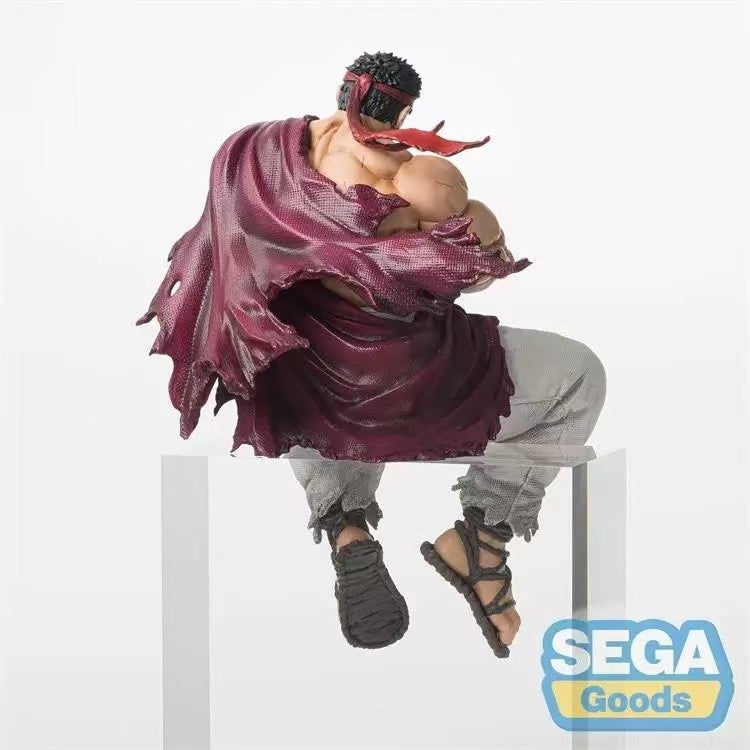 Figura SEGA Street Fighter 6 Chokonose Premium Ryu/Chun-Li Coleção de Brinquedos Presentes Modelo Enfeites Estátua