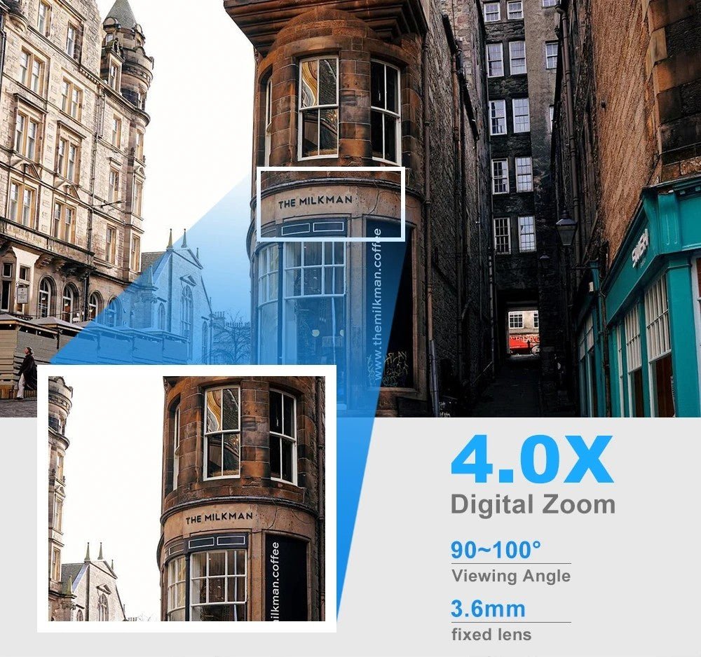 2pcs-Pack iCSee 5MP Mini PTZ WiFi IP Camera with AI Human Detection Color Night Vision for Outdoor Video Surveillance 4MP 2MP