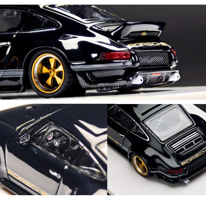 1:64 Novo Modelo de Zinco Porsch 911 964 Singer Coupe Dls Miniatura de Liga Fundida Modelo de Brinquedo Infantil Colecionável Ornamento