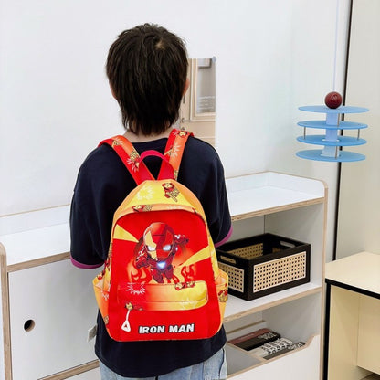 Mochila Infantil Homem-Aranha Marvel Desenho Animado Mochila Escolar Legal Estilosa para Meninos e Meninas Leve Casual Mochila de Jardim de Infância para Crianças