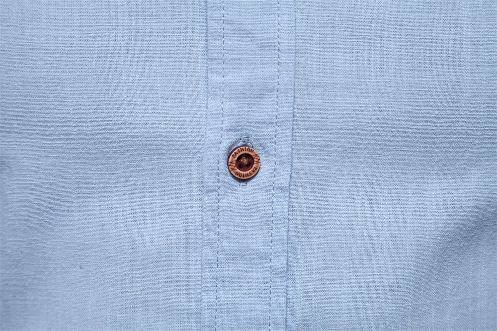 AIOPESON 100% Cotton Social Shirt Men Solid Color Long Sleeve High Quality Brand Shirt for Men Spring Stand Casual Men's Shirts