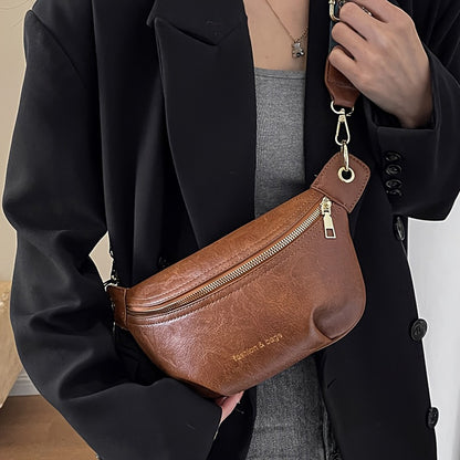Fashionable New Women's Bag, Simple and Stylish Women's Casual Chest Bag, Waist Bag, Single Shoulder Crossbody Bag