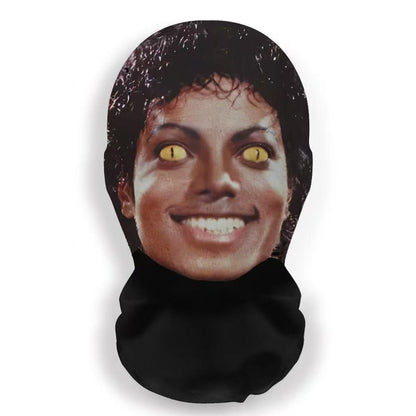 Anime Michael Jackson Style Full Face Mask  Unisex Dustproof Cycling Scarf Headwear, Cosplay Role Play Props Gift