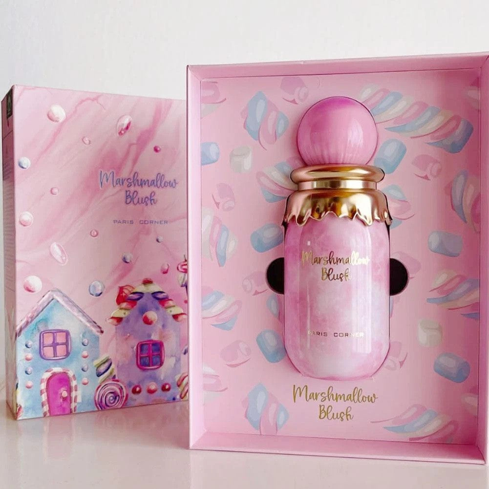 Perfume Árabe Marshmallow Feminino Longa Duração Spray Corporal Perfumes para Mulheres Oriente Médio Parfum Notas Frutadas Feromônio
