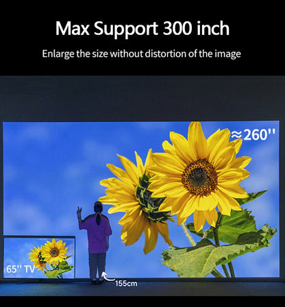 4K Beam Projectors for Movie Auto Focus Correction Smart Android Wifi 1080P Full HD Home Theater Projector Global Version