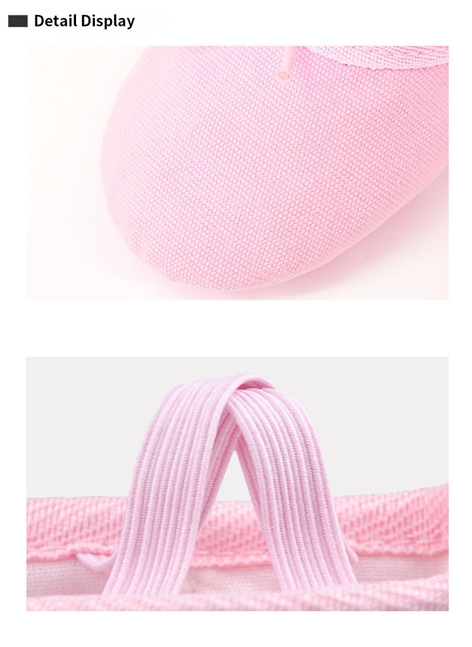 Girls Soft Bottom Non Slip Ballet Dance Shoes with Elastic Straps Perfect for Kids Yoga Dance Classes and Fitness Activities