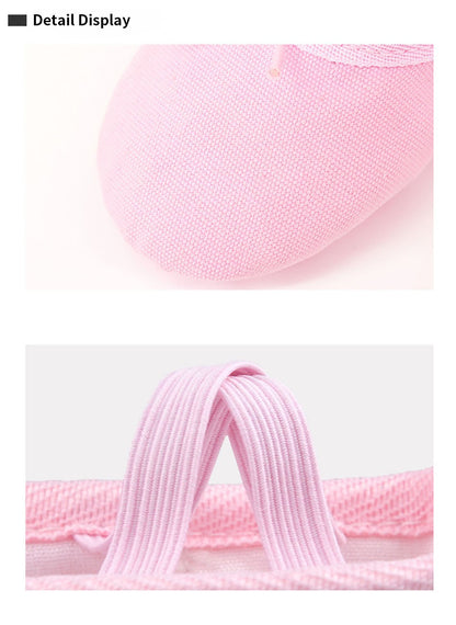 Girls Soft Bottom Non Slip Ballet Dance Shoes with Elastic Straps Perfect for Kids Yoga Dance Classes and Fitness Activities