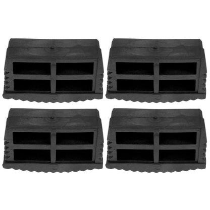 4pçs Capas Antiderrapantes para Pés de Escada, Almofadas de Borracha, Estabilizador de Degrau Dobrável, Acessórios Domésticos, Ferramentas de Construção, Ponteiras para Pernas de Escada