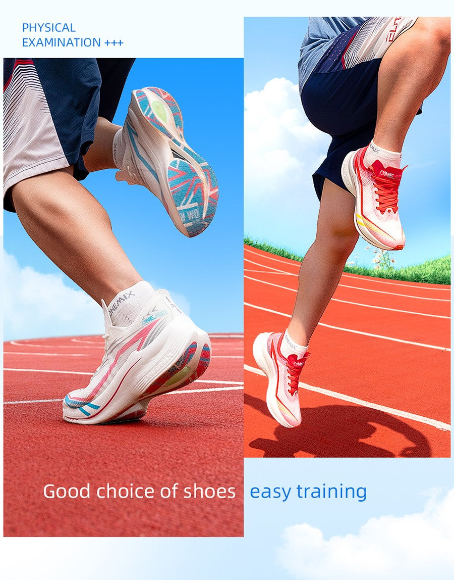 ONEMIX New Marathon Carbon Plate Running Racing Shoes Men Professional Stable Support Shock-relief Ultra-light Rebound Sneakers
