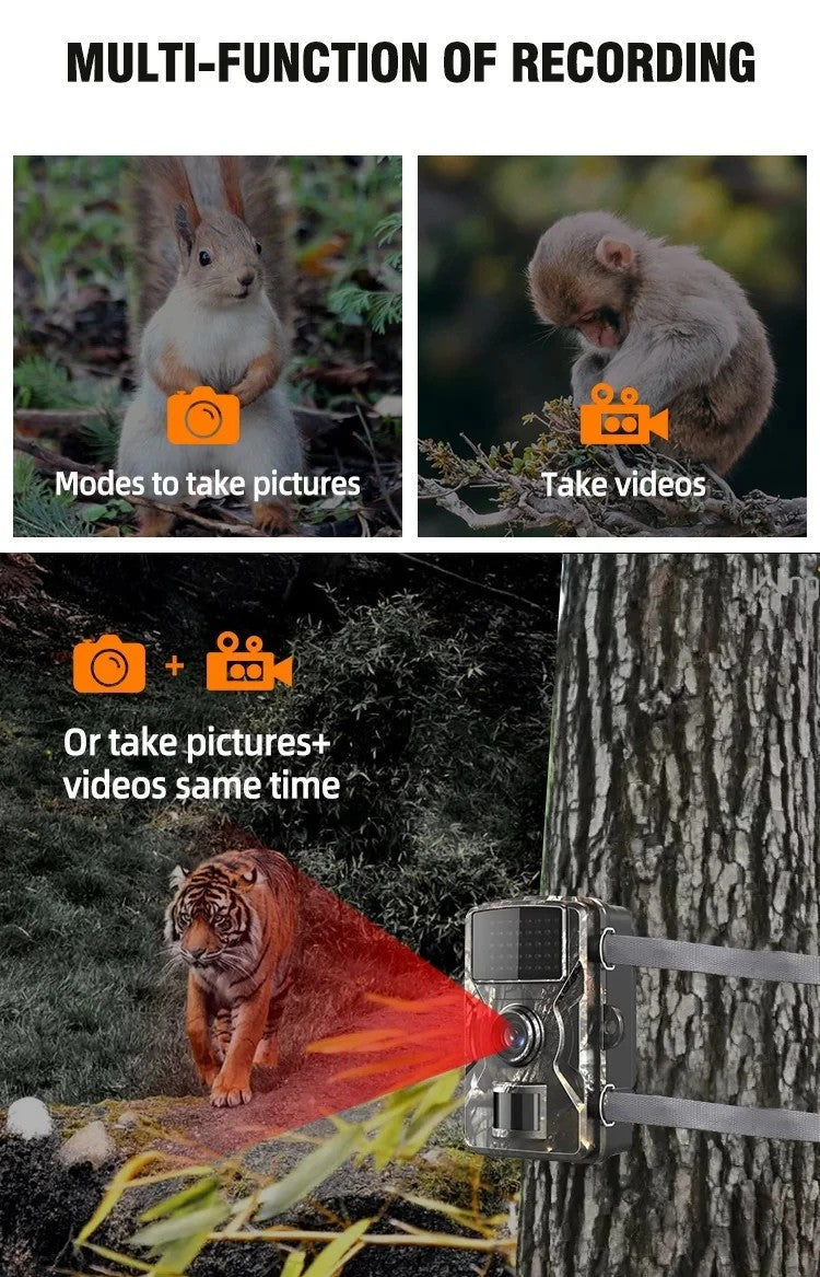 Hunting Camera Wild Infrared Night Vision Outdoor Motion Trail Game Cam Activated Tracking Photo Trap Cam Wild Surveillance