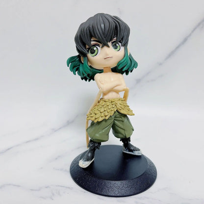 Boneco de 15cm Anime Demon Slayer Nezuko Tanjirou Zenitsu Inosuke Kyoujurou Shinobu Giyuu Qposket, Brinquedo Infantil, Presente de Natal