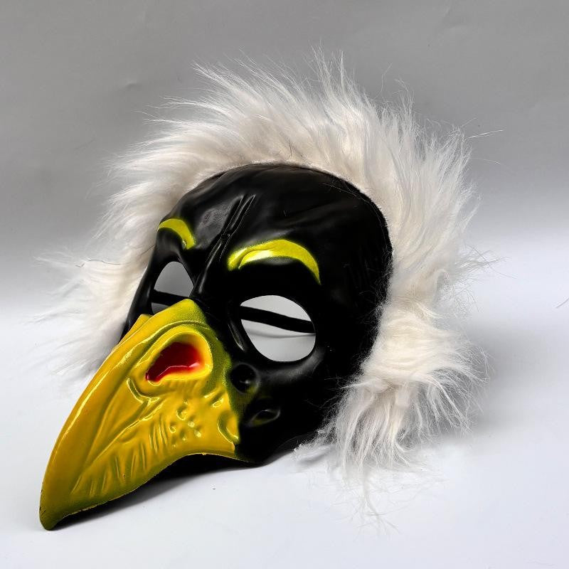 Halloween Cosplay Scary Eagle Face Mask NPC Funny Prank Scare Headgear For Party Ball Costume Prop Ideal For Halloween