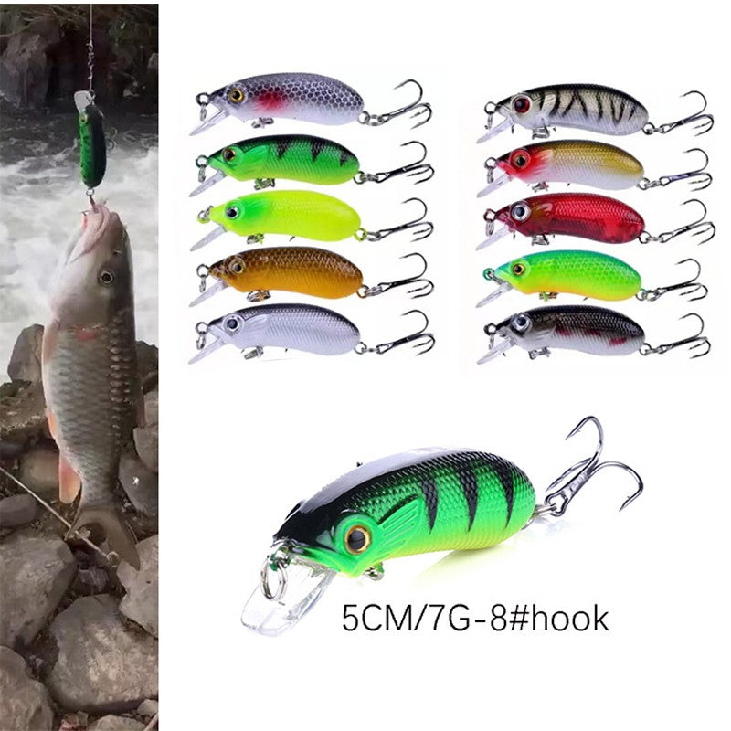 Kit de Iscas Artificiais para Pesca - Crankbait, Minnow, Popper, Pencil, Swimbait, Wobblers e Bionic Crank - Terno de Pesca