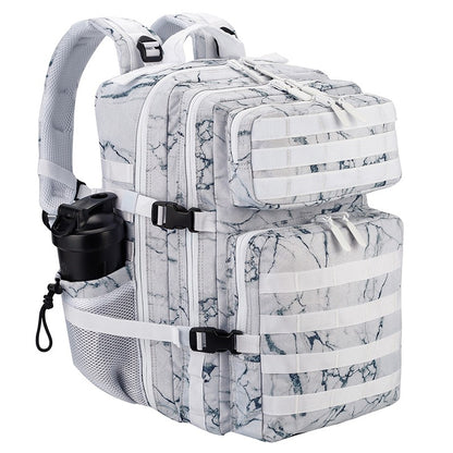LHI Mochila Tática 45L/35L/25L para Homens e Mulheres, À Prova D'Água, Bolsa de Ginástica para Atletas, Mochila de Viagem para Caminhada ao Ar Livre com Porta-Garrafas