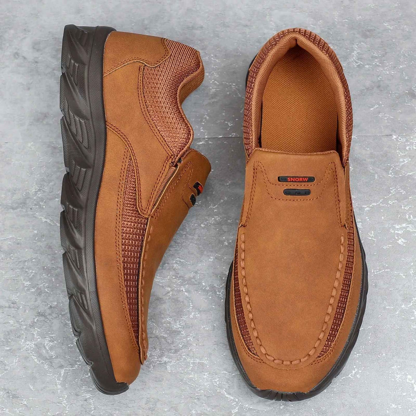 Men Leather Casual Shoes Breathable Loafers Men Sneakers 2024 New Male Comfortable Leather Flat Footwear Sneakers Men Shoes