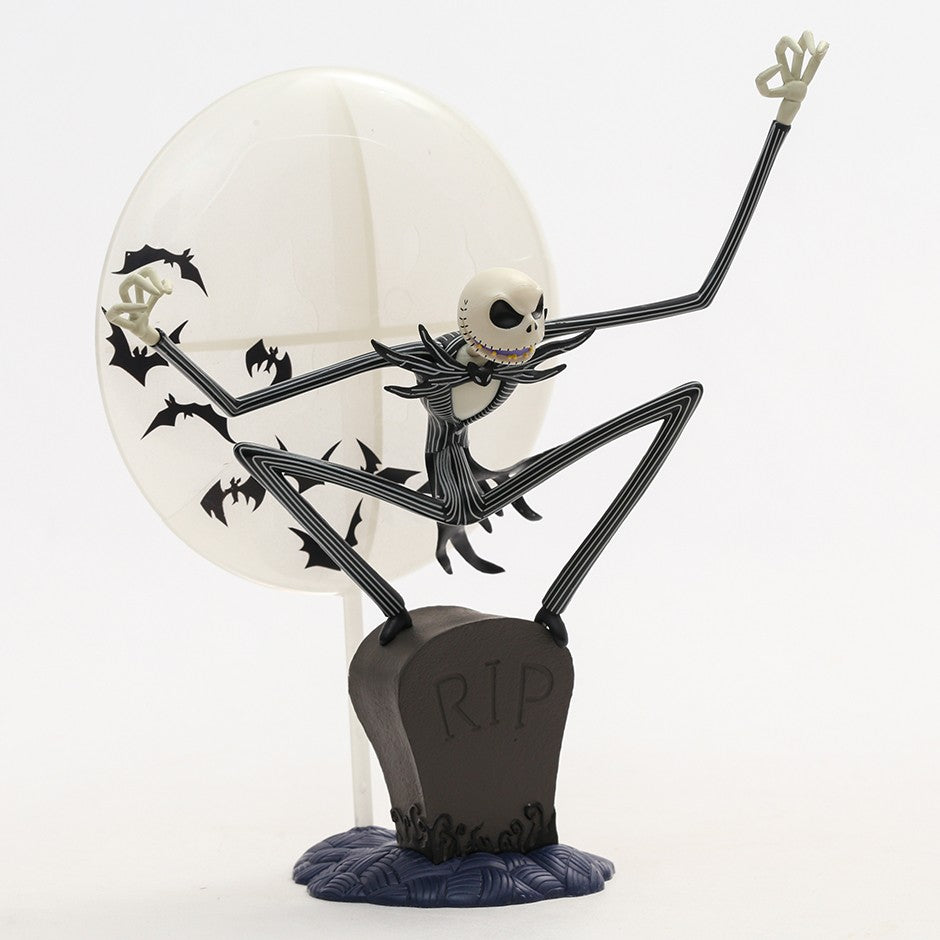 Luminoso Jack Skellington O Estranho Mundo de Jack PVC Figura Coleção Modelo Brinquedo Presente de Natal