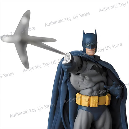 Novos brinquedos CT Batman Hush Versão Azul Mafex 105 Bat Man Versão Preta Dc Anime Action Figure Estatueta Modelo Estátua Presentes Brinquedos