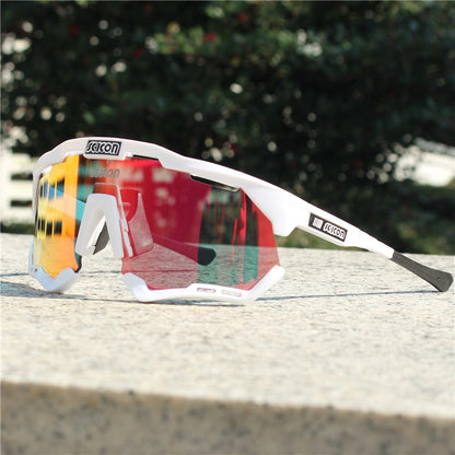 Óculos Ciclismo SCICON UV400 Óculos de Sol Esportivos Outdoor Masculinos MTB Óculos de Ciclismo Femininos Óculos de Ciclismo de Estrada