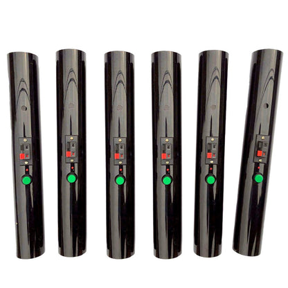 6pcs Hand Held Pyro Shooter Pyrotechnic Cold Spark Firing System Wedding Bride Surprise Creative Firework Magic Wand Decor Party