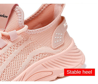 ?Sapatos Femininos Verão 2025 Tênis Casual Malha Respirável Leve Acessível Frete Grátis?